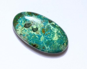 พลอยแจสเปอร์พลอยอะซูไรต์ทรงวงรีแท้ขนาดปรับแต่งเองได้ - Product Image 3