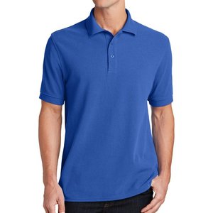 Novedad de verano, polos de manga corta para hombre, ropa de trabajo de Color sólido, Camiseta de algodón, jersey de solapa informal, ropa, Tops, azul y blanco - Product Image 2