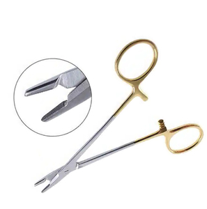 Tijeras Portaagujas de Acero Inoxidable Quirúrgico, Instrumentos Quirúrgicos Manuales Ligeros para Disección - Product Image 4