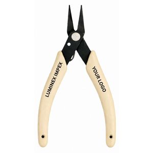 Pince à bec long Xuron 485, manche marron, outil de précision robuste pour fils, en acier inoxydable, fourni par l'usine OEM - Product Image 3