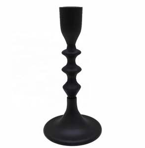 Home Decoration Rough Nickel Antique Aluminum Designer Candle <b>Pillar</b> Holder Classic Style Candle Stand Handmade Customized - Product Image 3