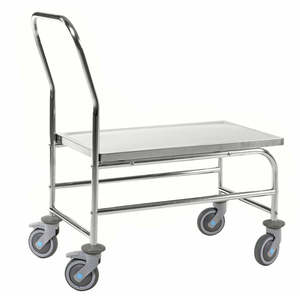 Carro de Plataforma Industrial de Cuatro Ruedas C3 con Marco de Plástico ABS, Carritos de Compras Portátiles para Almacenamiento en Hoteles, Herramientas, 200kg 500kg OEM - Product Image 1