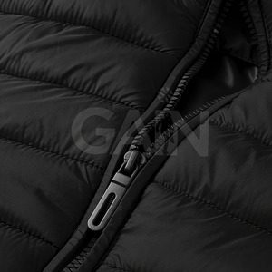 Capuche respirante de haute qualité fermeture éclair col rond vêtements d'extérieur d'hiver Service OEM disponible décontracté 100% Nylon bouffant veste gilet - Product Image 5