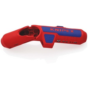 Alicates Pelacables ErgoStrip de Grado Industrial, Longitud Total 130mm, Mango de Agarre Suave - Product Image 1