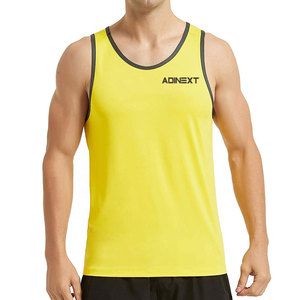 Vêtements de sport décontractés en tissu coton tricoté respirant pour hommes, débardeur grande taille fabriqué au Pakistan - Product Image 1