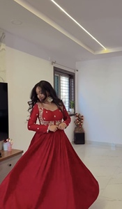 Vestido de Noche de Lujo de Seda Chinon Pesada para Chica, Elegante Vestido de Novia para Novia, Vestidos de Noche de Talla Grande a Precio Accesible - Product Image 2