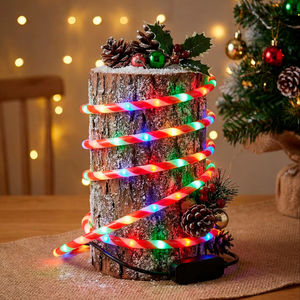 Luce a Corda LED Magica Stile Bastoncino di Zucchero 10m Decorazione Festiva Luminosa per Applicazioni Paesaggistiche - Product Image 1