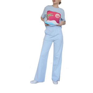 <b>Top</b> Selling Unisex Ky Customized Flared Sweatpants with Printed Sweatshirt Casual Style Wholesale Sweat Suit <b>Sets</b> for Sale - Product Image 1