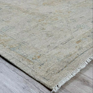 Pastel antique Oushak laine de haute qualité noué à la main 3.1x12.1 coureur Vintage 3x10 3x18 3x30 tapis de salon pour tout espace - Product Image 3