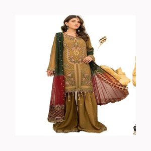 Robes de mariée punjabi pour les fêtes de mariage personnaliser travail manuel brodé indien pakistanais collection traditionnelle - Product Image 6