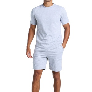 Ensemble d'été pour hommes en jersey 100 % coton, T-shirt personnalisé avec logo imprimé, séchage rapide, respirant, sport 2026 - Product Image 3
