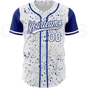 Equipo de práctica guantes esenciales ciudad béisbol Jersey venta al por mayor blanco sublimado transpirable tela flexible camisetas de béisbol - Product Image 5