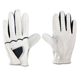 Gants de golf personnalisés de haute qualité, respirants, en cuir de mouton blanc Cabretta, avec emballage haut de gamme - Product Image 1