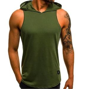 tanktops for <b>men</b> Summer Cotton Running V-neck Vests Cool Breathable Sleeveless T-Shirts <b>Mens</b> Fitness <b>Muscle</b> Tank <b>Tops</b> Gym - Product Image 3