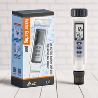 Stylo numérique de test de qualité de l'eau, pH-mètre, TDS, EC, salinité, ORP, DO, double affichage, ATC pour aquarium et piscine