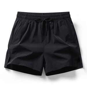 Shorts décontractés pour hommes en tissu Oxford à séchage rapide avec logo frontal 100 % polyester pour l'été, vêtements de sport, entraînement athlétique, jogging - Product Image 3