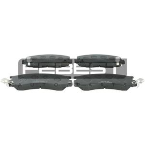 Set di pastiglie freno anteriori FEBEST (0101-CR50F) - Product Image 1