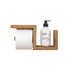 Étagère murale en bois écologique pour papier toilette, pour hôtels et maisons, avec couleur et dimensions personnalisées au prix de gros - Product Image 1