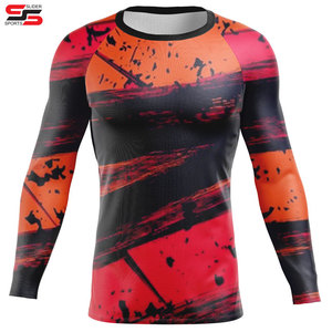 <b>Compression</b> <b>Shirts</b> <b>Custom</b> Made <b>Design</b> Your Own Sublimated Printing Rash Guard Wholesale High Quality Gym Fitness <b>Shirt</b> - Product Image 6