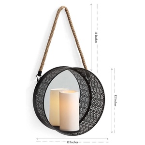 Bougeoir suspendu Bougeoir de luxe mural Bougeoir intérieur de style arrière Durable et fiable Disponible - Product Image 5