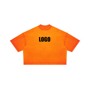 เสื้อทีเชิ้ตผู้ชายผ้าคอตตอนโอเวอร์ไซส์ผ้าคอตตอนโอเวอร์ไซส์ผ้า100% แนวสตรีทแวร์แนวสตรีทแวร์ผ้าคอตตอนโอเวอร์ไซส์ - Product Image 6