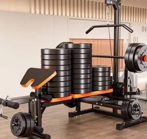 Adjustable <b>Weight</b> <b>Bench</b> Press Rack Multi Functional Strength Training <b>Bench</b> for Home Gym - Product Image 5