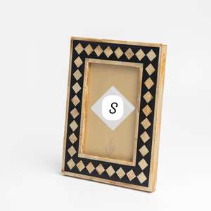 Cadre photo en MDF 1 couleur imprimé de style antique moderne pour chambre, salon ou bureau - Product Image 3