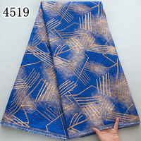 4519 nigérian français brocart dentelle tissu 2025 haute qualité africain Jacquard dorure dentelle matériel pour les femmes robe de soirée