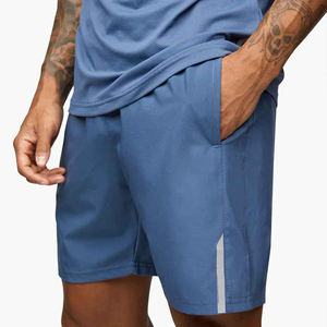 กางเกงขาสั้นผ้ายืดโพลีเอสเตอร์สำหรับผู้ชายกางเกงวิ่งลำลองผ้าสแปนเด็กซ์นุ่มพิมพ์โลโก้ตามสั่ง - Product Image 1