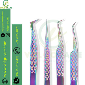 2024 ensemble de 6 pinces à souder inversées en céramique de précision fabriquées avec des pointes pointues et incurvées en acier inoxydable ensemble de pinces à épiler - Product Image 5