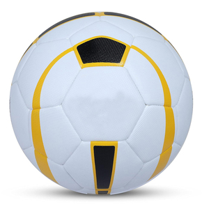 Ballons de football personnalisés en gros, 32 panneaux, taille 5, en PU, fabriqués à la main, avec vessie en butyl, écologiques, durables, de haute qualité, fabriqués en usine - Product Image 1