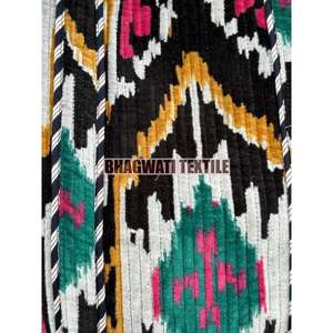 Antique Veet Grand Sac de Couette Vintage Fait à la Main Kantha Coton Shopper avec Fermeture à Glissière Imprimé Floral Décoration Designer Fourre-Tout - Product Image 4