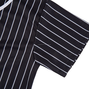 Conception personnalisée Maillot de baseball Polyester Sublimation Hommes Baseball Stripe Shirt Maillots - Product Image 4