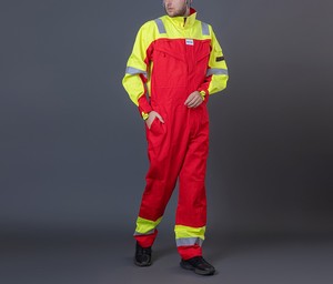 Logo personnalisé OEM Combinaison uniforme de travail ignifuge réfléchissant Vêtements de sécurité pour électricien de champ pétrolier Thermique - Product Image 4