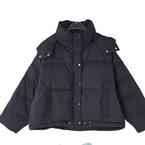 Nouvelle arrivée, veste d'hiver pour femme, parka, vêtements d'extérieur, décontractée, ample, avec poches, tricotée, respirante, en toile - Product Image 2