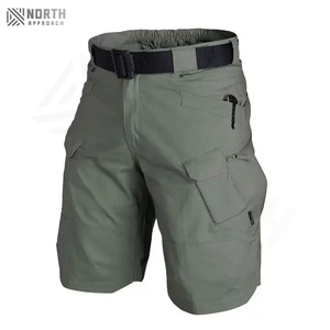 Pantalones Cortos Cargo para Hombre de Buena Calidad, Personalizados, Transpirables, Estilo Casual, Diseño de Lona con Cierre de Cordón, Oferta en Ropa Masculina - Product Image 4