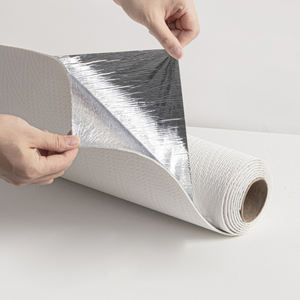 Autocollants muraux en pierre douce, placage en travertin romain, carrelage en pierre, <span class=keywords><strong>dalle</strong></span> de pierre, peau de pierre en porcelaine douce, autocollants muraux en impression 3D - Product Image 2