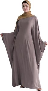 Nouveauté Robe abaya imprimée de luxe pour femmes, ourlet évasé, vêtements islamiques conçus pour l'extérieur pour l'Aïd - Product Image 2