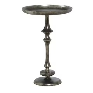 Mesa de centro alta de tres patas con revestimiento dorado moderno, muebles de lujo hechos a mano de excelente calidad, superventas - Product Image 3