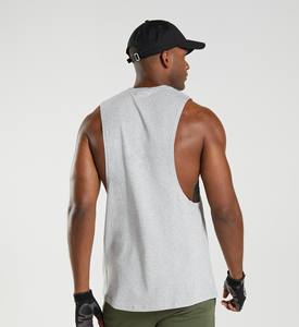 Venta caliente de los hombres ropa deportiva sin mangas Fitness Tank Top Street Cotton Casual personalizado Logo Print Tank Tops para hombres - Product Image 6