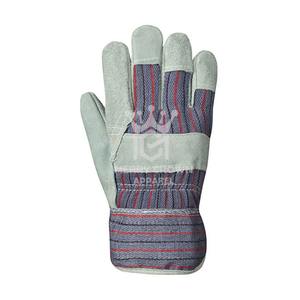 Gants de travail en cuir à grain souple Gants de travail en cuir à double couture Gants en cuir résistants à la perforation - Product Image 2