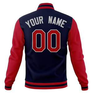 Chaquetas Letterman de Lona con Cierre, Ajustadas, con Nombre y Número Personalizados, para Hombre/Mujer/Niño, Transpirables para Invierno - Product Image 2