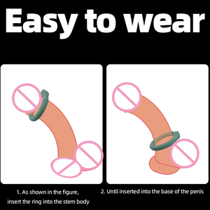 Schlangen-Hahnring aus Silikon, Wiederverwendbarer Penisring für Erwachsene Männer, Verzögerte Ejakulation, Penisvergrößerung, Sexspielzeug für Männer - Product Image 4