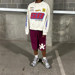 ผู้ผลิตเสื้อผ้าลำลองโดยตรง กางเกงขาสั้นผู้ชายผ้าฝ้ายแท้ 100% คุณภาพหรู ป้องกันรังสียูวี แห้งเร็ว เหมาะสำหรับออกกำลังกายและวิ่ง - Product Image 2