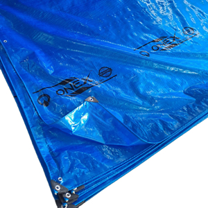 High Quality Customizable Size Virgin PE Tarpaulin Multipurpose <b>Waterproof</b> Mesh <b>Fabric</b> Plain Style New Title - Product Image 1