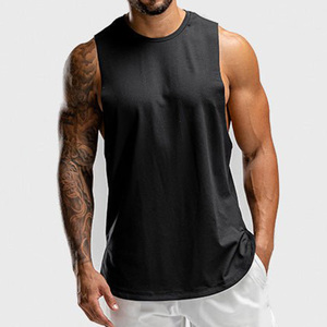 High Quality Men Activewear Quick Dry Muscle Gym <b>Vest</b> <b>Stringer</b> Bodybuilding Weightlifting Fitness Tanks Men Compression Tank Top - Product Image 5