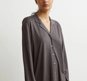 Fournisseur d'usine Vêtements de nuit d'été en modal doux tricotés pour femmes Ensemble de pyjamas en rayonne à manches longues et pantalons - Product Image 2