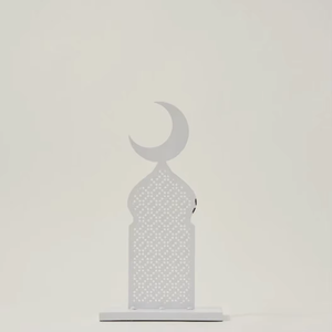 Elegante Figura Decorativa de Gimnasia en Metal, Objeto Escultural de Mesa, Adorno Único para Interiores Modernos, Espacios de Oficina, Inspirado en el Fitness - Product Image 1