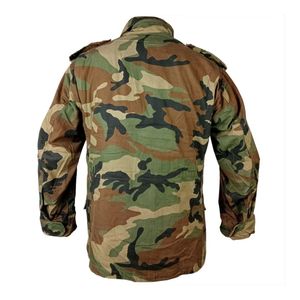 เสื้อกันลมกันน้ำสำหรับผู้ชาย, เสื้อแจ็คเก็ตลายพรางกันลมกระเป๋ามีเชือกรูด - Product Image 2