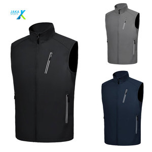 เสื้อกั๊กผ้ายีนส์น้ำหนักเบาสำหรับผู้ชายฤดูร้อนเสื้อแจ็คเก็ตแขนกุดกันลมมีกระเป๋าซิปสำหรับเดินเขากลางแจ้งเสื้อกีฬา - Product Image 1